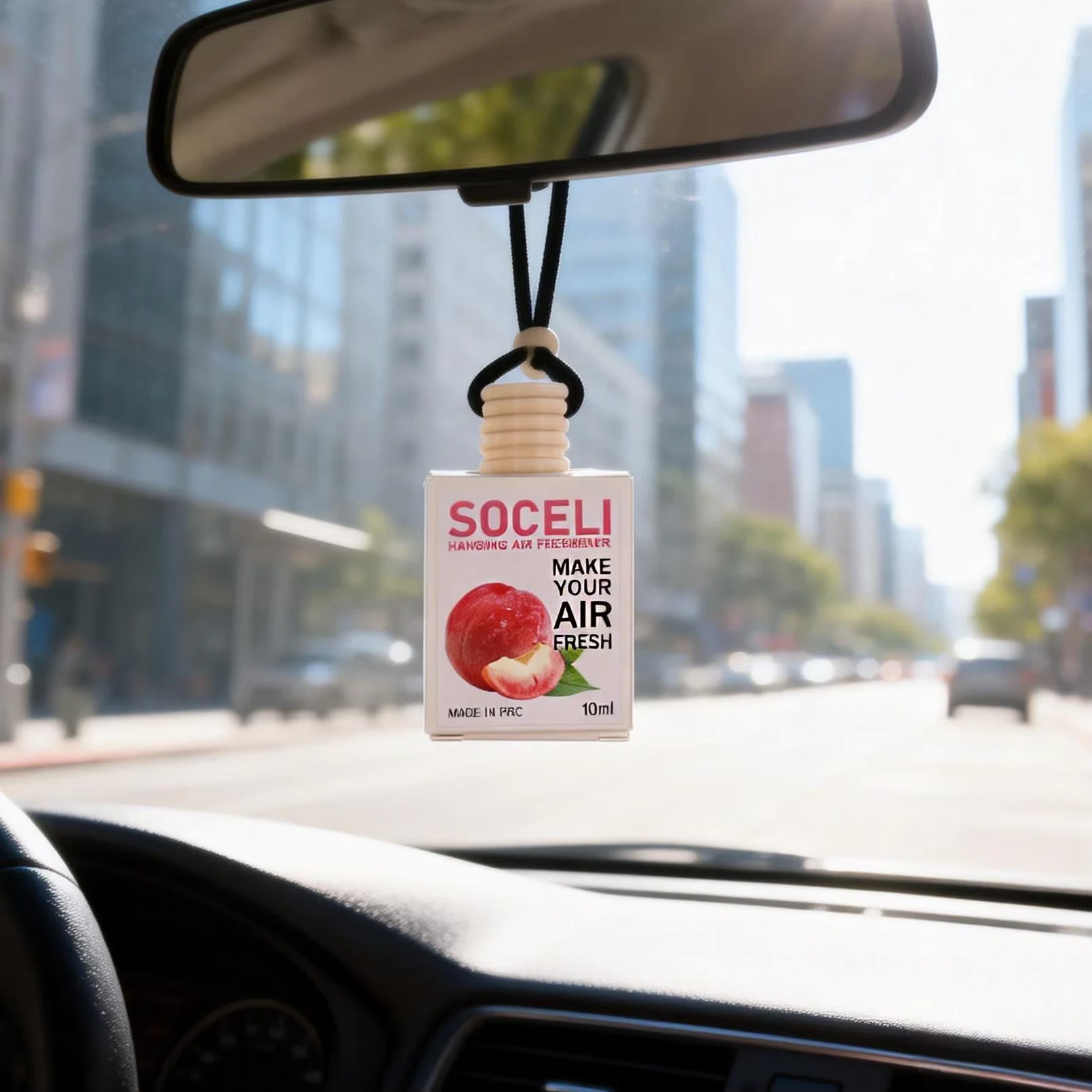 SOCELI Fruit Fragrance Series Hanging Glass Bottle Car Aroma (10ml)