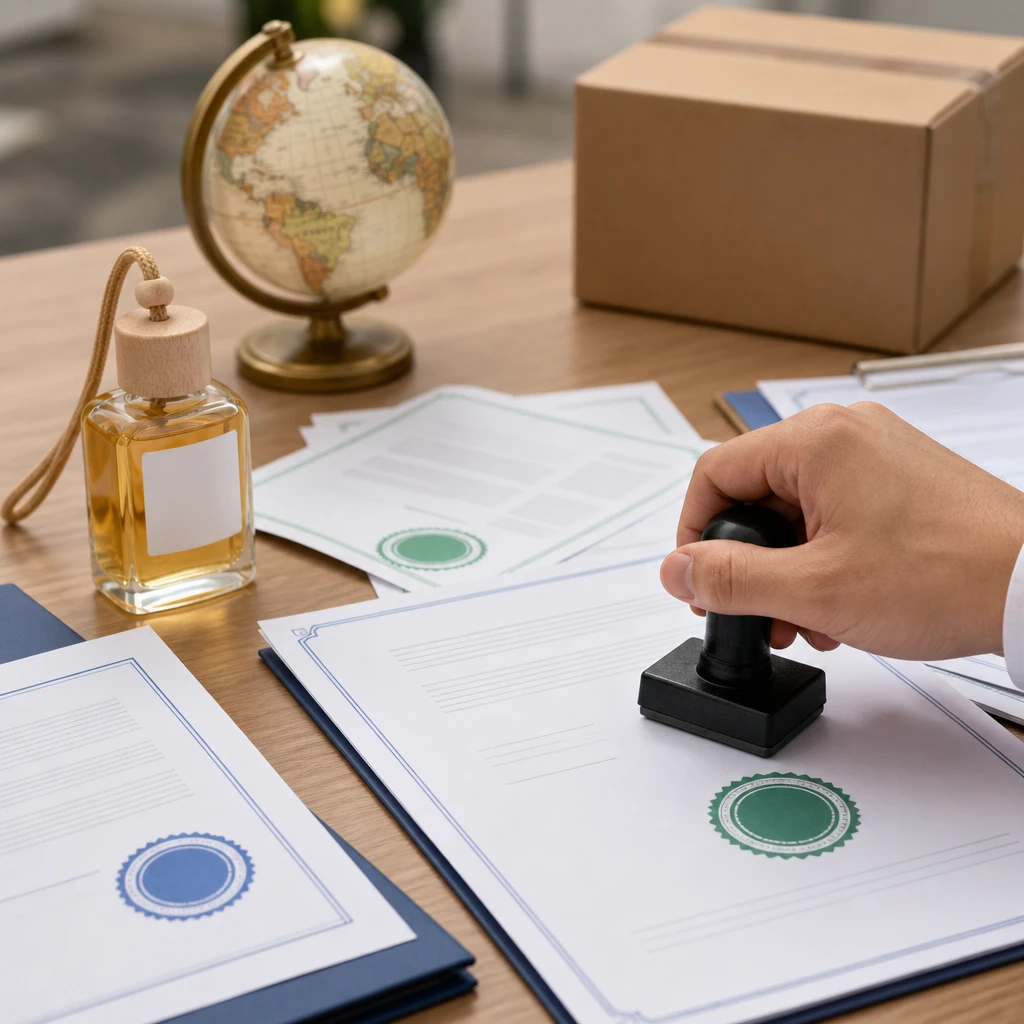 Regulations and compliance for car air fresheners: What certifications should be noted for export markets?