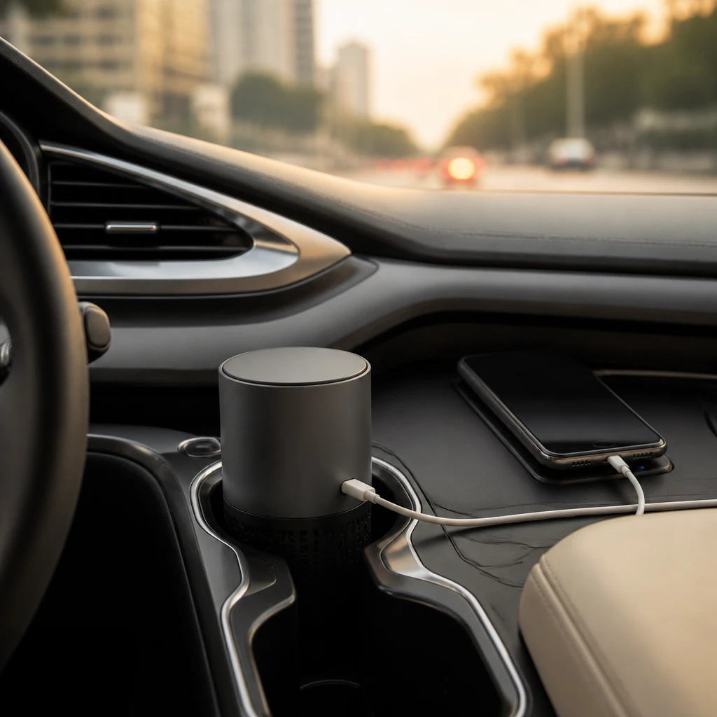 How do daily commuters choose a car air freshener? The importance of fast charging and portability